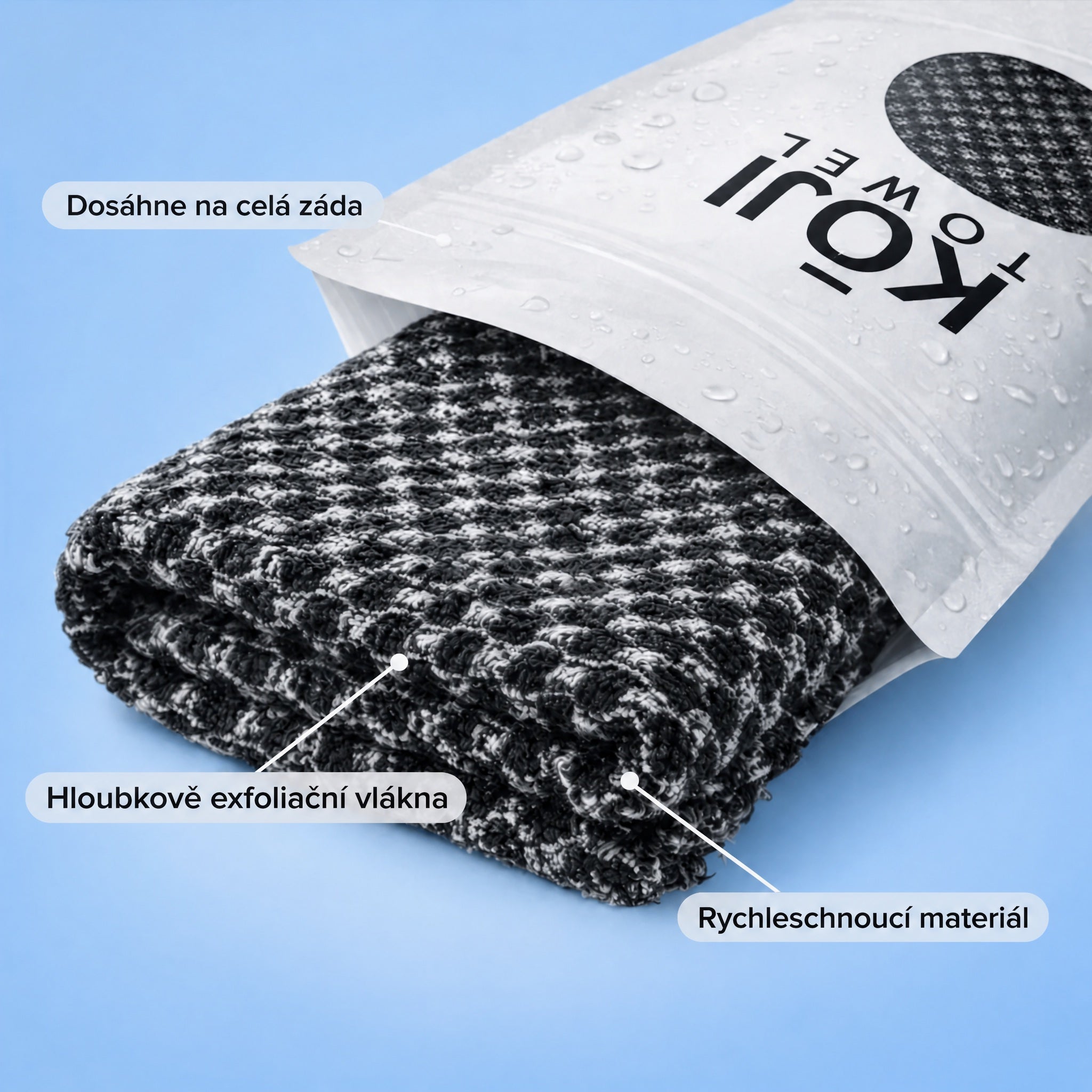 Exfoliační ručník Kōji