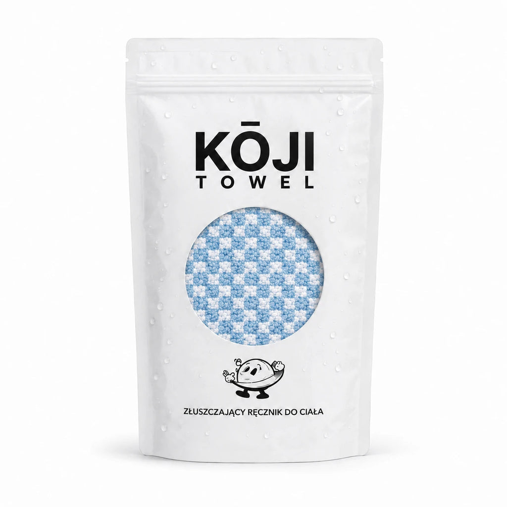 Exfoliační ručník Kōji – modrá