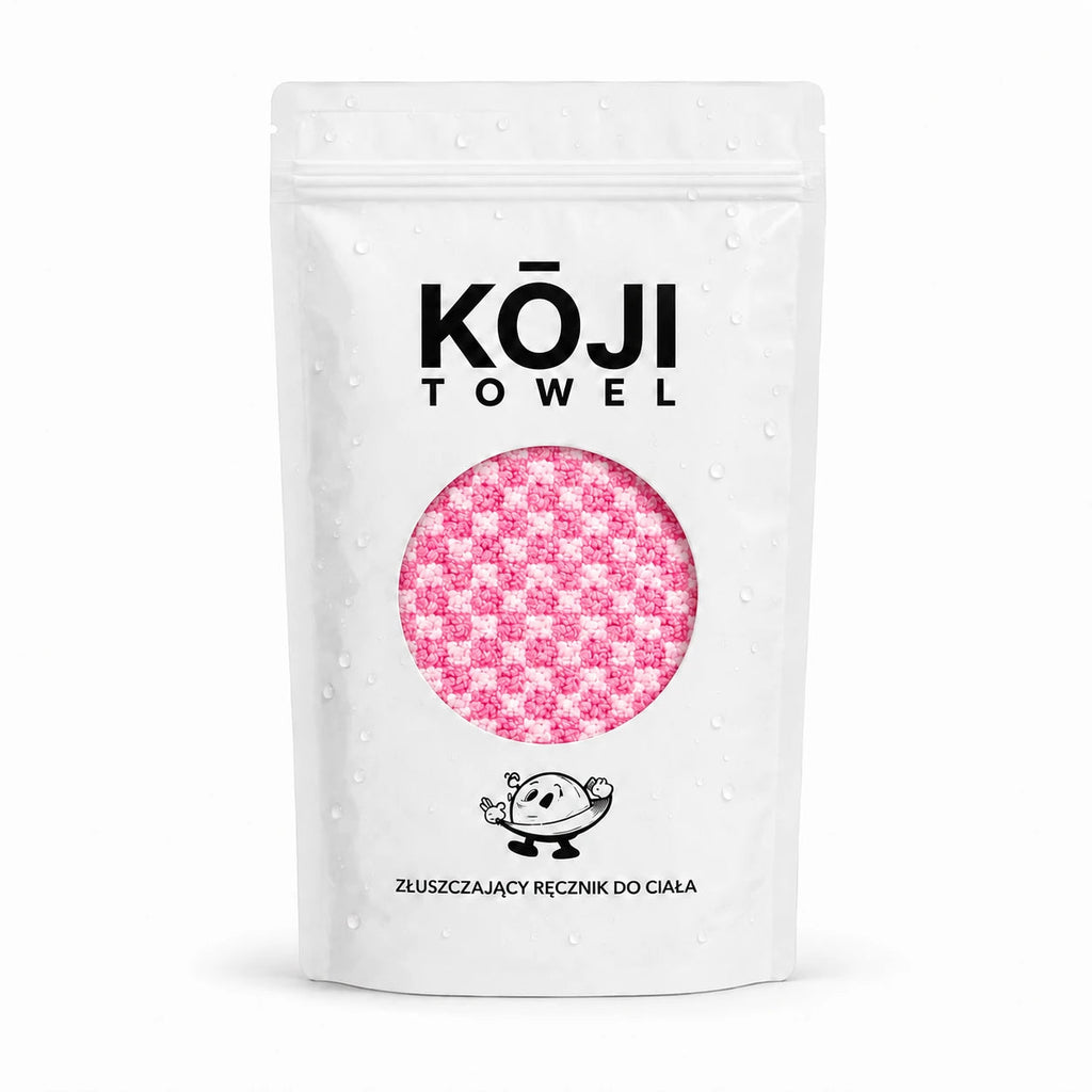 Exfoliační ručník Kōji – růžová