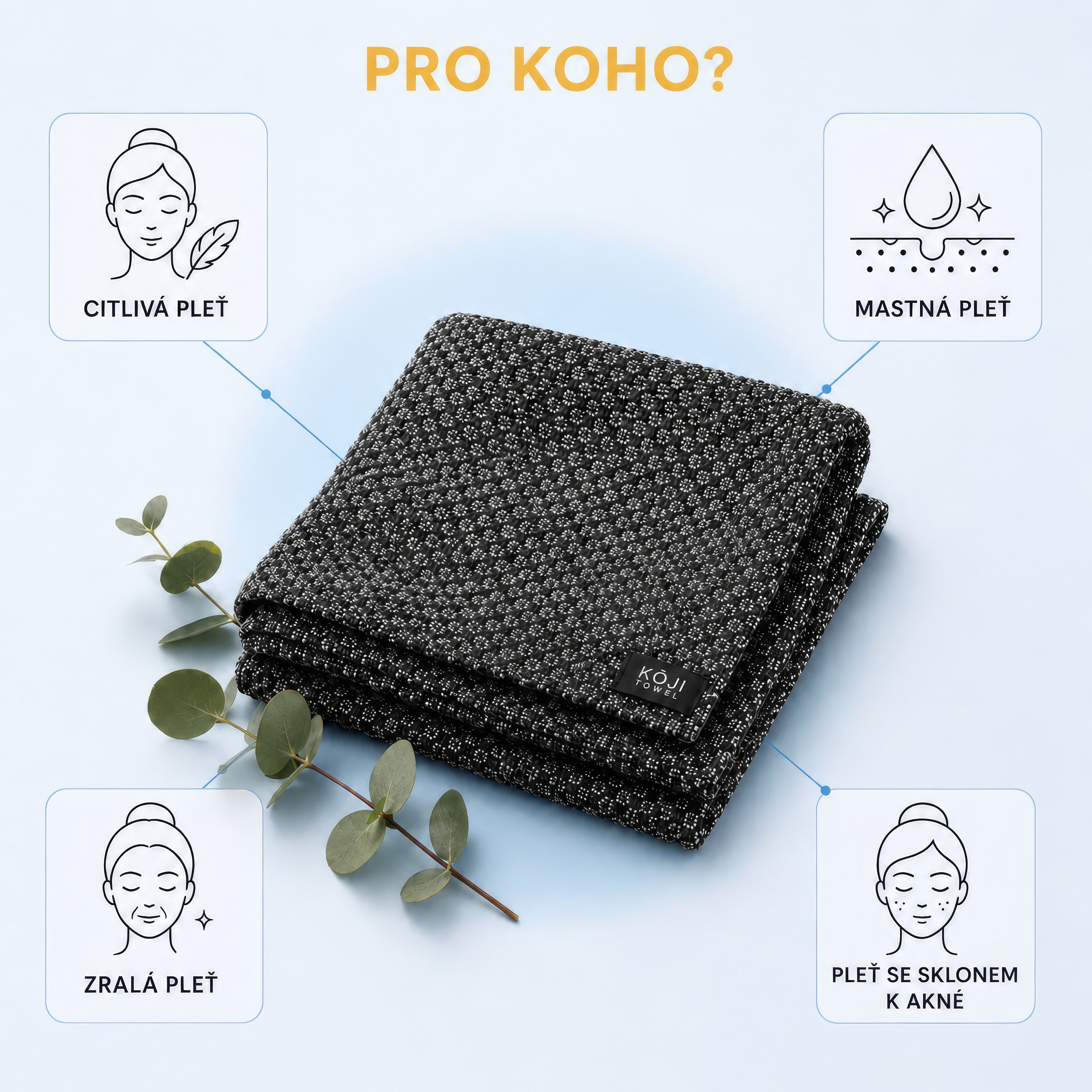 Pro koho je exfoliační ručník Kōji Face Towel
