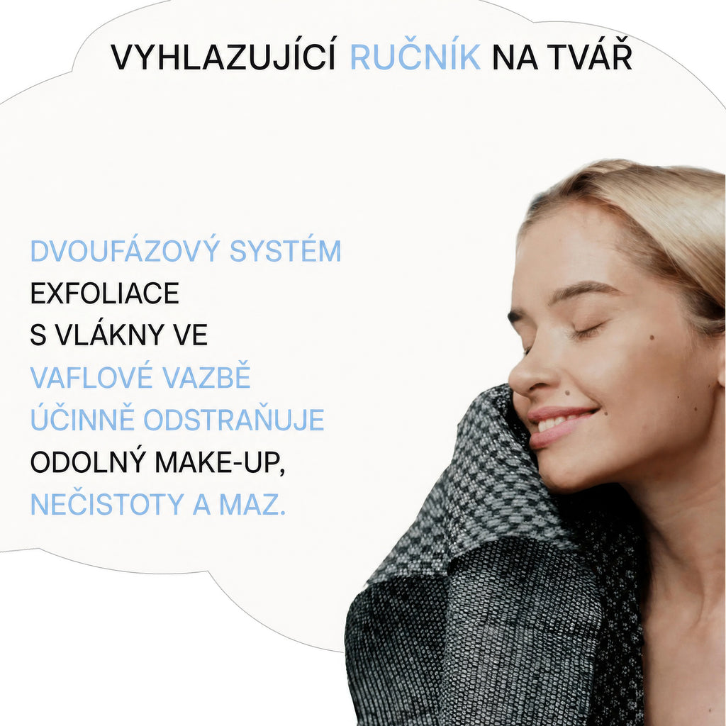 Dvoufázové odličování s ručníkem Kōji Face Towel
