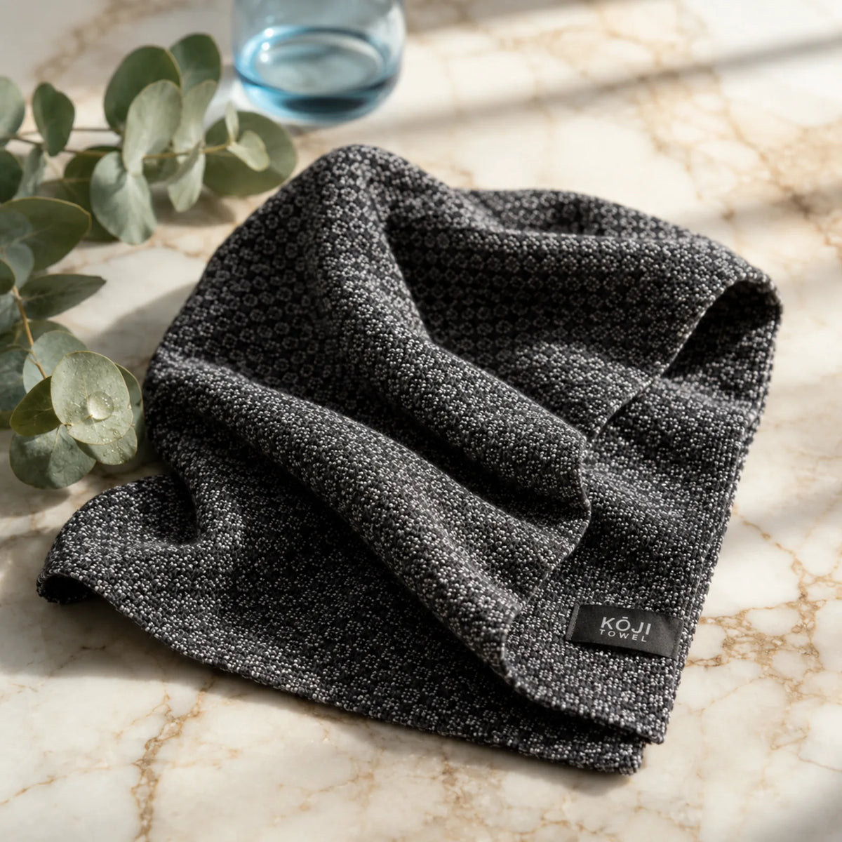 Kōji Face Towel na mramoru s eukalyptem